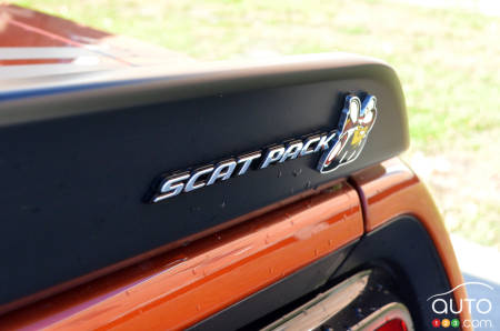 Dodge Challenger R/T Scat Pack 2020, écusson